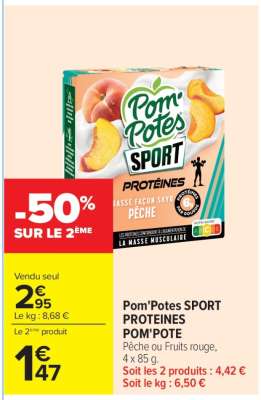 Pom'Potes SPORT PROTEINES POM'POTE