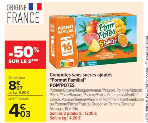 POM'POTES "Format Familial"