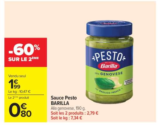 SAUCE PESTO BARILLA