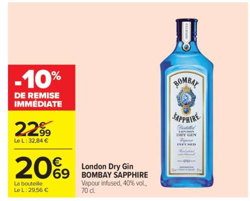 London Dry Gin BOMBAY SAPPHIRE