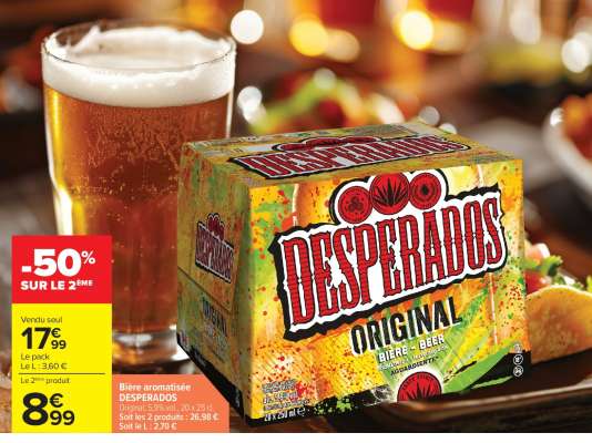 Bière Aromatisée Desperados*