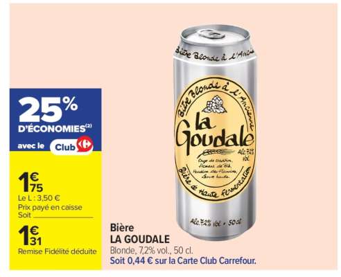 Bière La Goudale