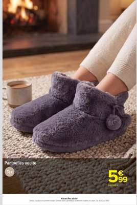 Pantoufles adulte