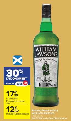 BLENDED SCOTCH WHISKY "WILLIAM LAWSON'S"