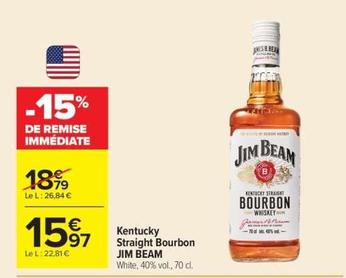 Kentucky Straight Bourbon JIM BEAM