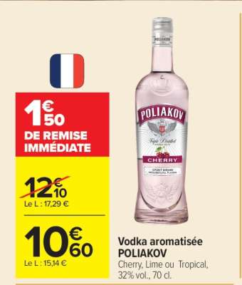 Vodka aromatisée POLIAKOV