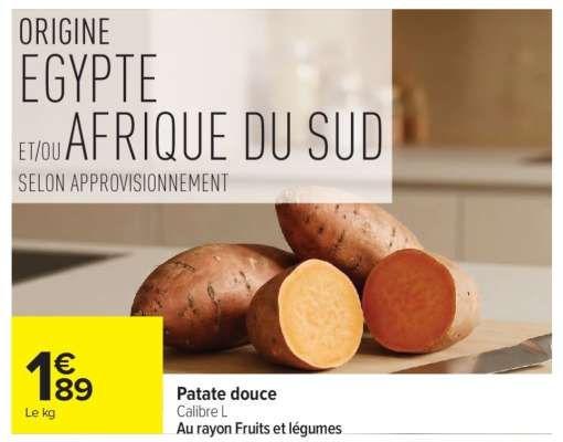 PATATE DOUCE