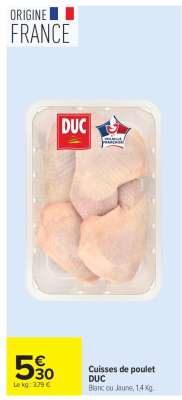 Cuisses De Poulet Duc