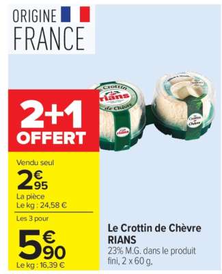 Le Crottin de Chèvre Rians
