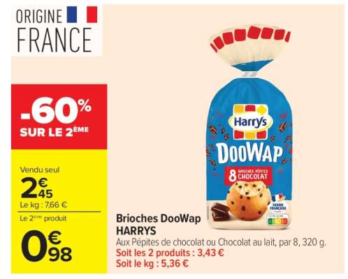 BRIOCHES DOOWAP “HARRYS”