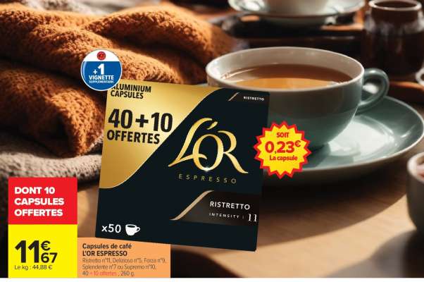 Capsules de café L'OR Espresso