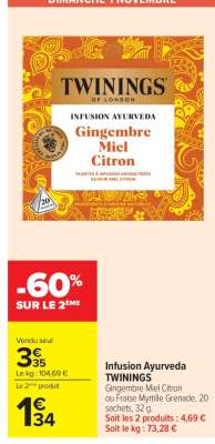 Infusion Ayurveda Twinings