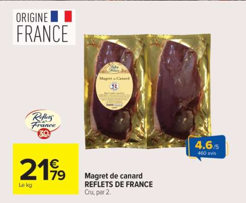 Magret de canard REFLETS DE FRANCE