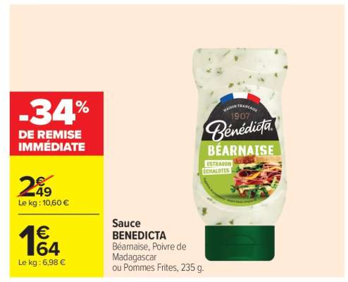 Sauce Bénédicta