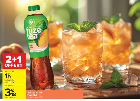 Boisson au thé "Fuze Tea"