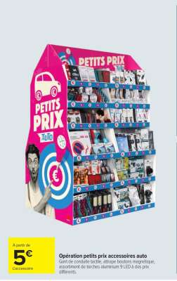 Opération "Petits Prix Accessoires Auto"