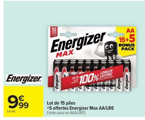 Energizer Max AA/LR6