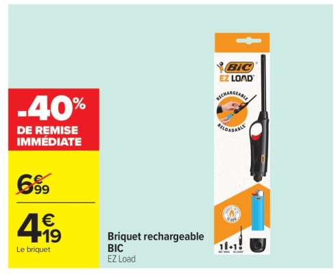 Briquet rechargeable BIC