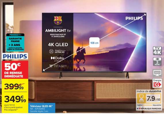 Téléviseur QLED 4K