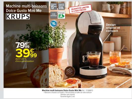 Machine multi-boissons Dolce Gusto Mini Me