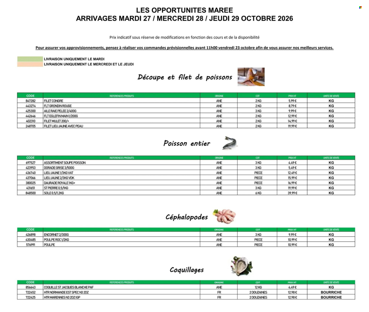 Catalogue Promocash - 27/10/2026 - 29/10/2026. Page 1