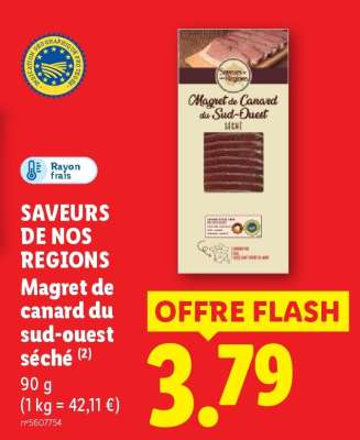 MAGRET DE CANARD DU SUD-OUEST SÉCHÉ