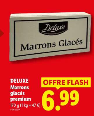 DELUXE Marrons glacés premium