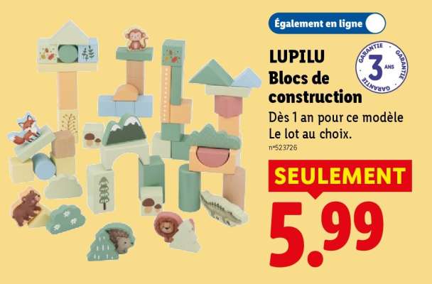 LUPILU Blocs de construction