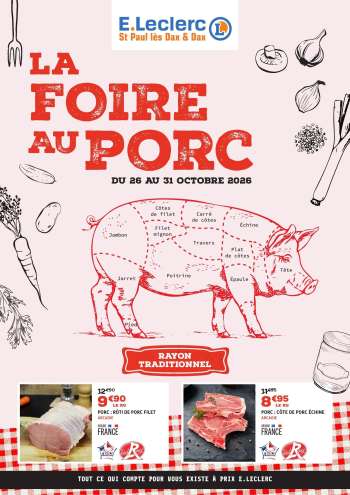 Catalogue E.Leclerc - 26/10/2026 - 31/10/2026.