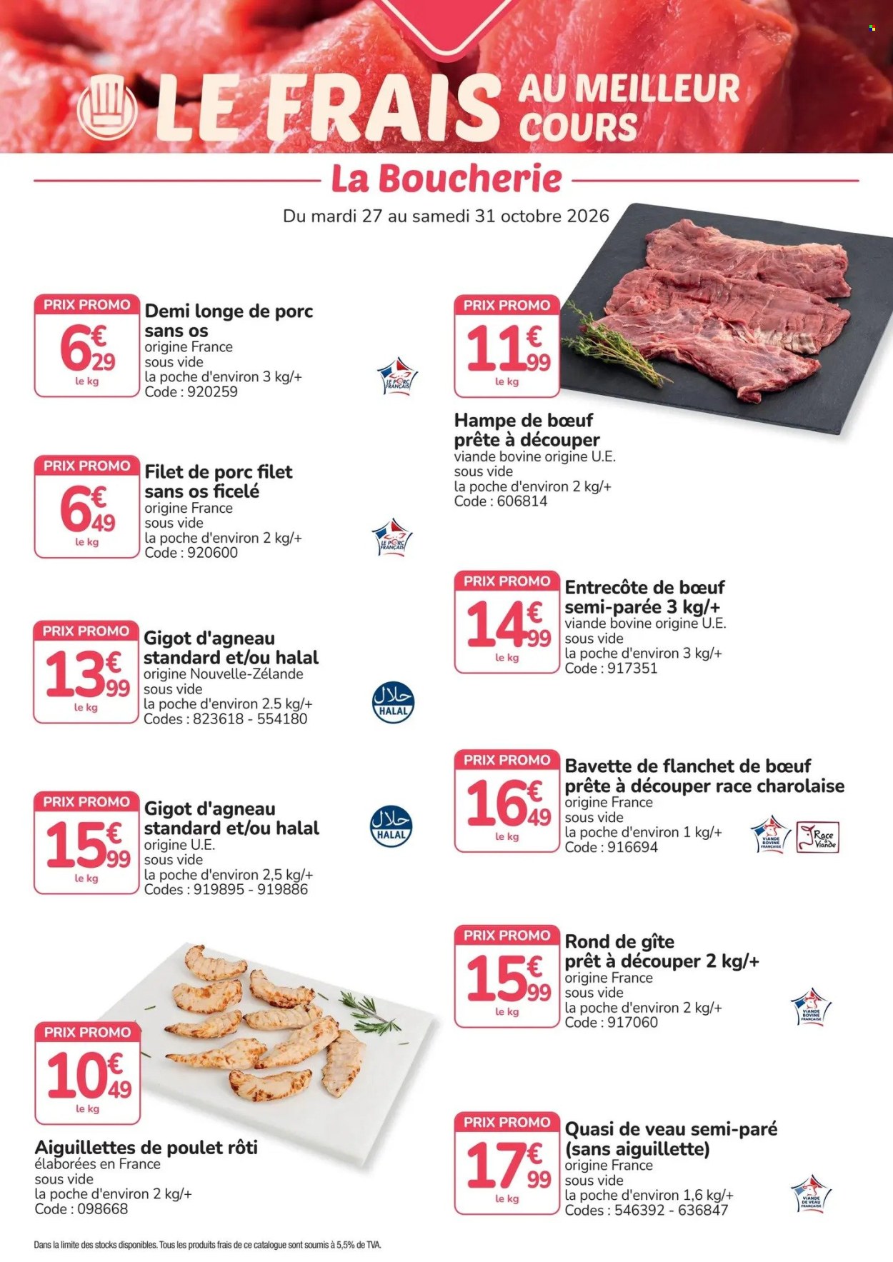 Catalogue Promocash - 27/10/2026 - 31/10/2026. Page 1