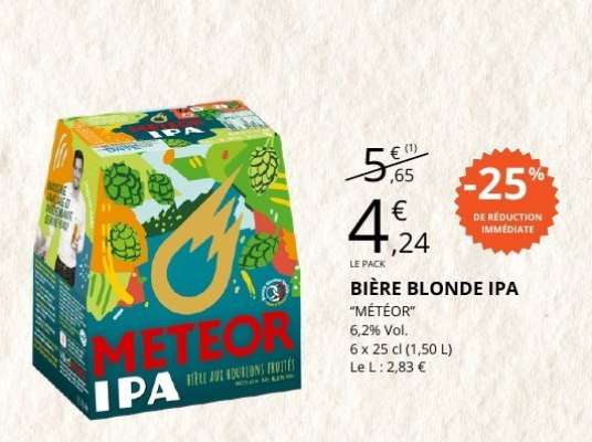 BIÈRE BLONDE IPA “MÉTÉOR”
