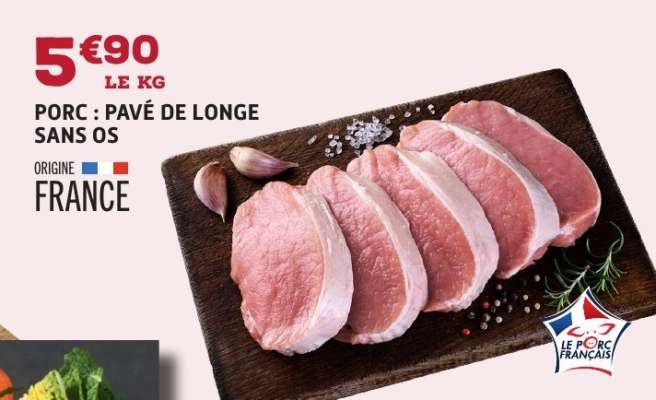 PORC : PAVÉ DE LONGE SANS OS