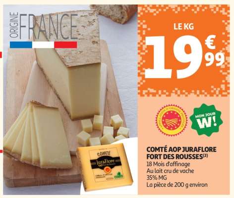 COMTÉ AOP JURAFLOR FORT DES ROUSSES