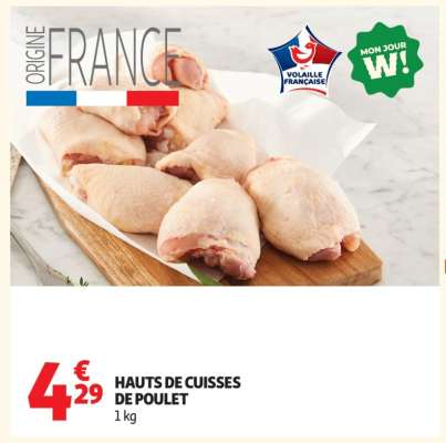 Hauts de cuisses de poulet