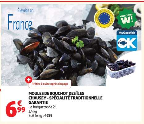 Moules de Bouchot des Îles Chausey