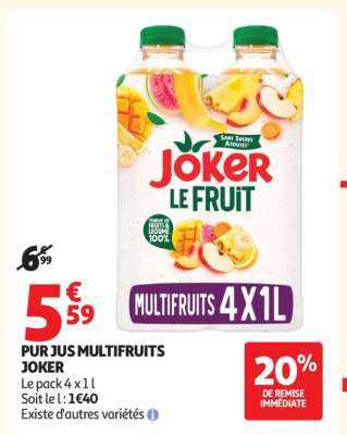 PUR JUS MULTIFRUITS “JOKER”
