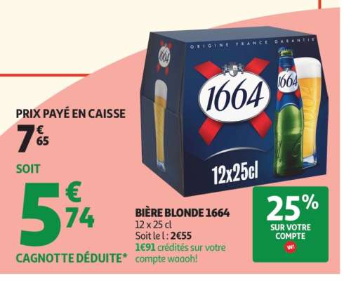 Bière Blonde 1664