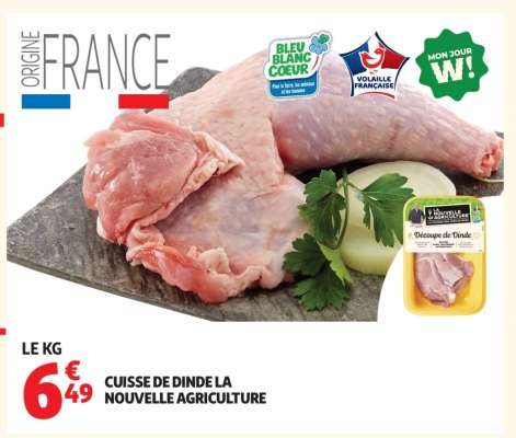 CUISSE DE DINDE “LA NOUVELLE AGRICULTURE”