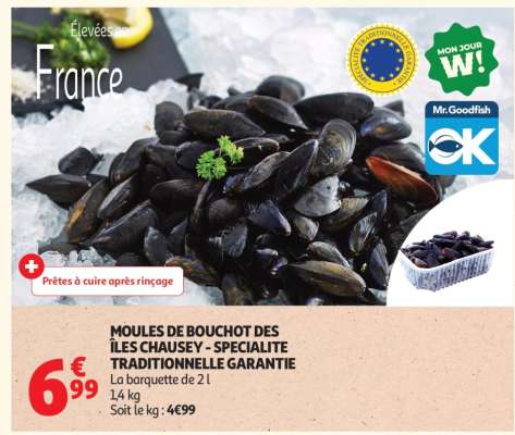 Moules de Bouchot des Îles Chausey