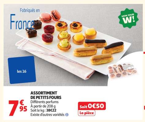 ASSORTIMENT DE PETITS FOURS