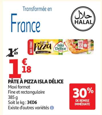 PÂTE À PIZZA ISLA DÉLICE
