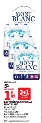 Eau Minérale Naturelle Mont Blanc