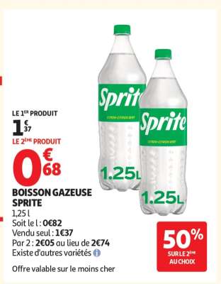 Boisson Gazeuse Sprite