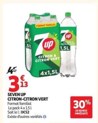 SEVEN UP CITRON-CITRON VERT