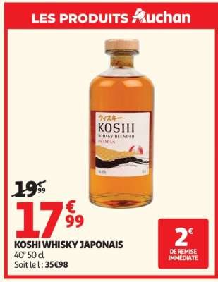 KOSHI WHISKY JAPONAIS