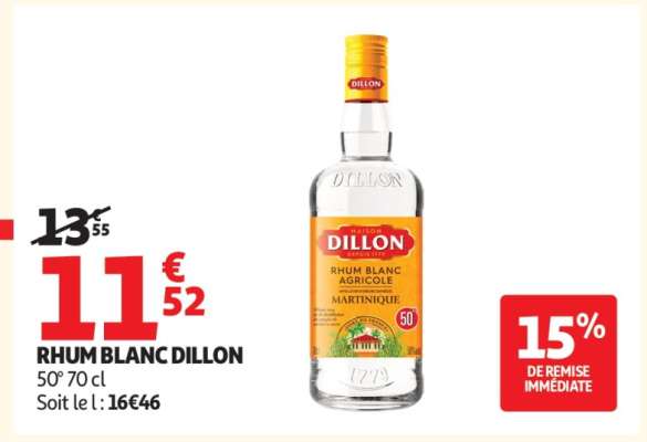 Rhum Blanc Dillon