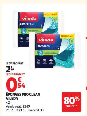 ÉPONGES PRO CLEAN VILEDA