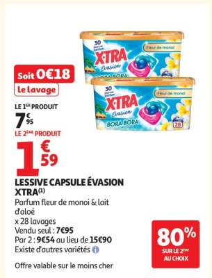 LESSIVE CAPSULE ÉVASION XTRA