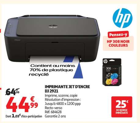 IMPRIMANTE JET D'ENCRE DJ 2921