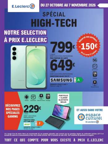 Catalogue E.Leclerc - 27/10/2026 - 07/11/2026.